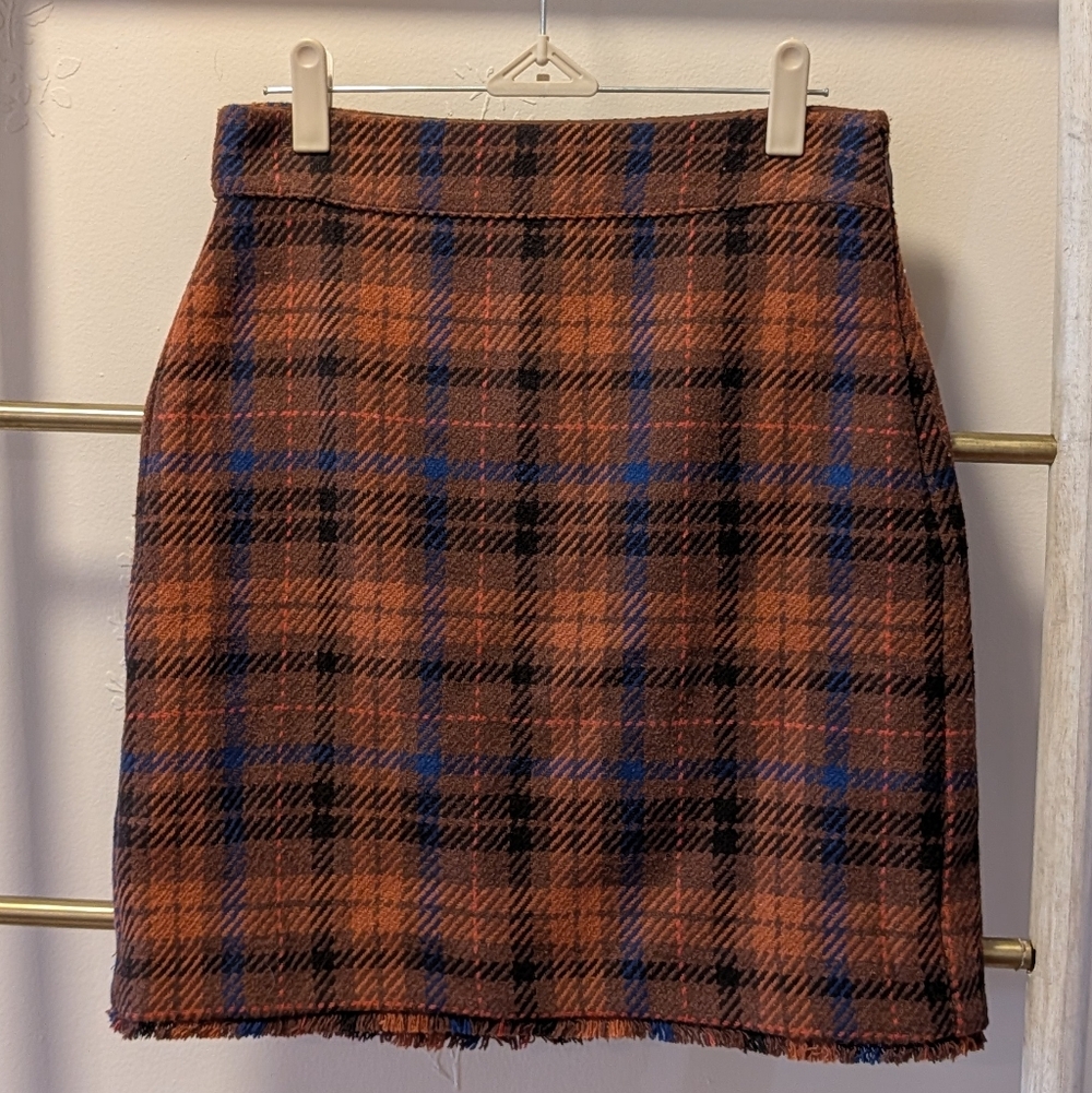 Ann Taylor Plaid Skirt